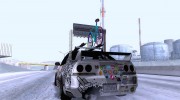 Nissan GT-R R33 HellaFlush для GTA San Andreas миниатюра 2