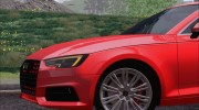 Audi A4 TFSI Quattro 2017 for GTA San Andreas miniature 17