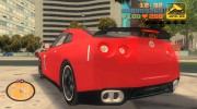 Nissan GT-R Spec-V Black Revel для GTA 3 миниатюра 3