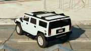 Hummer H2 для GTA 5 миниатюра 2