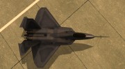 YF-22 Grey для GTA San Andreas миниатюра 5