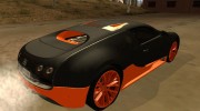 Bugatti Veyron Super Sport World Record Edition для GTA San Andreas миниатюра 3