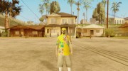 Vagos in hawaiian shirt для GTA San Andreas миниатюра 2