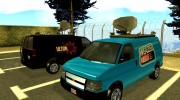 Vapid Speedo News Van для GTA San Andreas миниатюра 2
