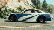 BMW M3 GTR E46 \Most Wanted\ 1.3 для GTA 5 миниатюра 2