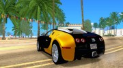 Bugatti Veyron taxi beta для GTA San Andreas миниатюра 3