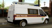 Ford Transit МЧС для GTA San Andreas миниатюра 2