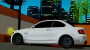 BMW 1M E82 для GTA San Andreas миниатюра 8