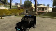 УАЗ 315195 Хантер Полиция для GTA San Andreas миниатюра 1