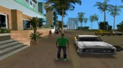 Томми в зелёной одежде для GTA Vice City миниатюра 10