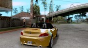 BMW Z4 для GTA San Andreas миниатюра 4