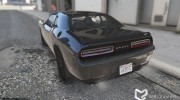 Dodge Challenger Hellcat 2016 1.1 для GTA 5 миниатюра 8