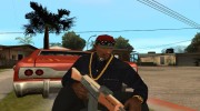 Красная кепка с банданой для GTA San Andreas миниатюра 1