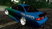Nissan Silvia S14 Falken para GTA San Andreas miniatura 2