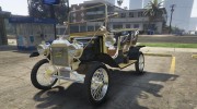 Ford T 1910 Passenger Open Touring Car for GTA 5 miniature 10