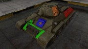 Качественный скин для T-34 для World Of Tanks миниатюра 1