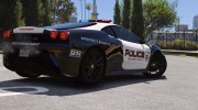 Ferrari F430 Scuderia Hot Pursuit Police for GTA 5 miniature 18