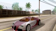 Bugatti Veyron 16.4 Concept para GTA San Andreas miniatura 1