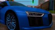 2018 Audi R8 V10 Plus para GTA San Andreas miniatura 5