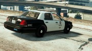 LAPD CVPI with FedSign Arjent para GTA 5 miniatura 3
