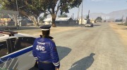 Russian Traffic Officer - Blue Jacket for GTA 5 miniature 3
