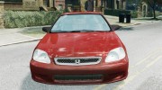 Honda Civic 1996 для GTA 4 миниатюра 6