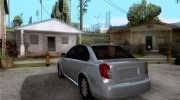 Chevrolet Optra 2011 для GTA San Andreas миниатюра 3