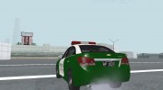 Chevrolet Cruze Carabineros Police для GTA San Andreas миниатюра 2