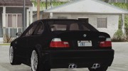 BMW M3 CSL (E46) для GTA San Andreas миниатюра 12