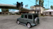Brabus B11 W463 2008 v1.0 для GTA San Andreas миниатюра 3