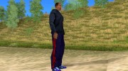 Nike Air Force Ones in Purple and Blue для GTA San Andreas миниатюра 4