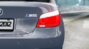 BMW M5 E60 2009 для GTA 4 миниатюра 13