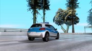 Volkswagen Scirocco German Police для GTA San Andreas миниатюра 4