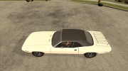 Plymouth Barracuda Rag Top 1970 для GTA San Andreas миниатюра 2