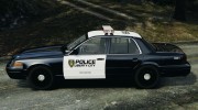 Ford Crown Victoria Police Interceptor 2003 Liberty City Police Department [ELS] para GTA 4 miniatura 2