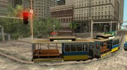 Tram, painted in the colors of the flag v.2 by Vexillum  миниатюра 2