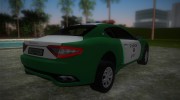 Maserati GranTurismo Police for GTA Vice City miniature 3