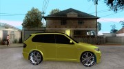 BMW X5М Gold для GTA San Andreas миниатюра 5