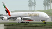 Airbus A380-800 Emirates (A6-EDH) para GTA San Andreas miniatura 5
