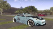 Nissan 350Z Angel Beats Itasha for GTA San Andreas miniature 2