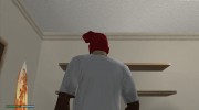 Красная маска гопника HD для GTA San Andreas миниатюра 3