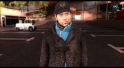 Aiden Pearce from Watch Dogs v9 для GTA San Andreas миниатюра 3