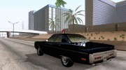 FL Plymouth Fury III Baker County Sheriff для GTA San Andreas миниатюра 3