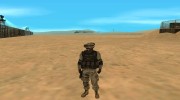 Modern army skin of United States для GTA San Andreas миниатюра 3