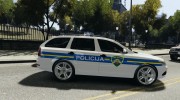 Skoda Octavia Policija (Croatian police) [ELS] для GTA 4 миниатюра 5