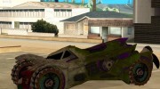 Jokermobile from DC Comics для GTA San Andreas миниатюра 2
