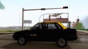 Lada Samara Taxi para GTA San Andreas miniatura 2