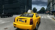 Cadillac CTS-V Taxi para GTA 4 miniatura 4