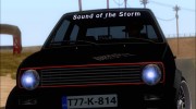 Volkswagen Golf MKII Storm (Tuning Billy Agic) для GTA San Andreas миниатюра 10