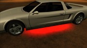 Неоновая подсветка для машин beta para GTA San Andreas miniatura 1